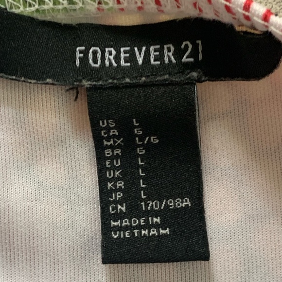 Forever 21 Pineapple Crop Top SZ-L - Picture 3 of 4